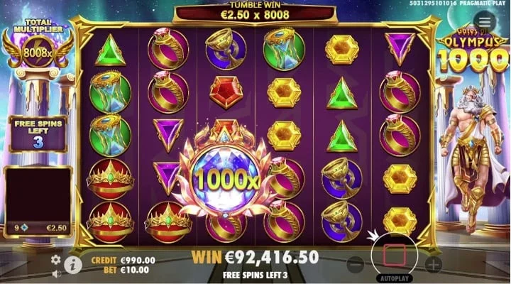 Gates of Olympus 1000 Max Win
